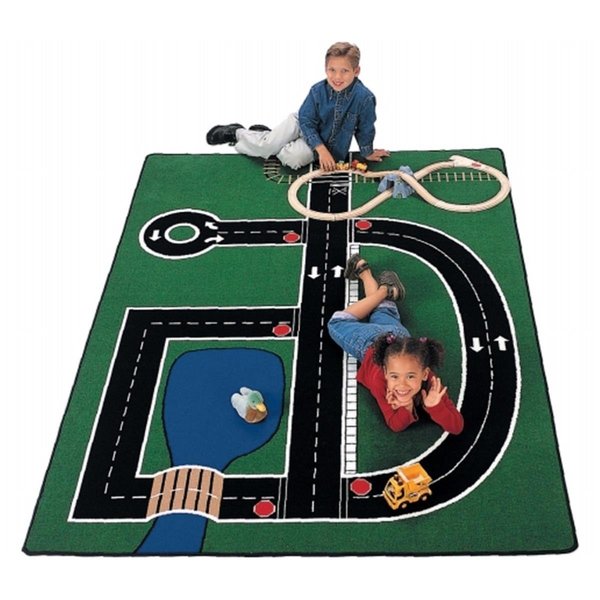 Carpets For Kids Neighborhood 5.83 ft. x 8.33 ft. Rectangle Carpet 400